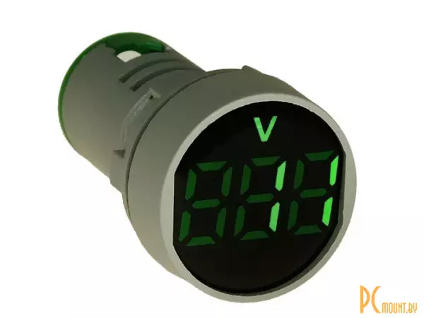 DMS-103 Цифровой LED вольтметр переменного тока, зеленый