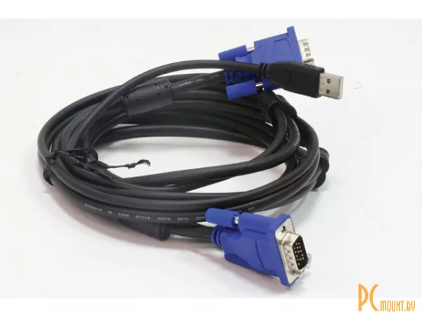 D-Link DKVM-CU3 Соединительный кабель 2 in 1 USB KVM Cable in 3m (10ft)