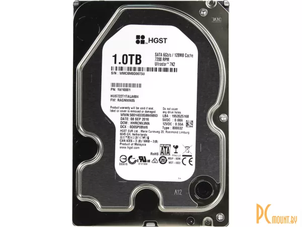 Жесткий диск 1TB Hitachi HUS722T1TALA604 (WD HA210 1W10001) SATA-III