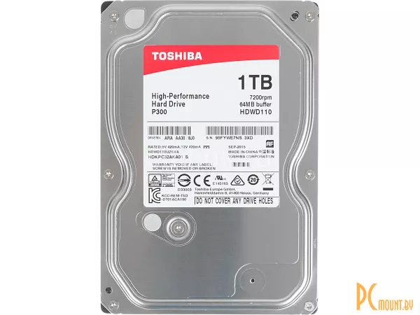 Жесткий диск 1TB Toshiba HDWD110UZSVA SATA-III