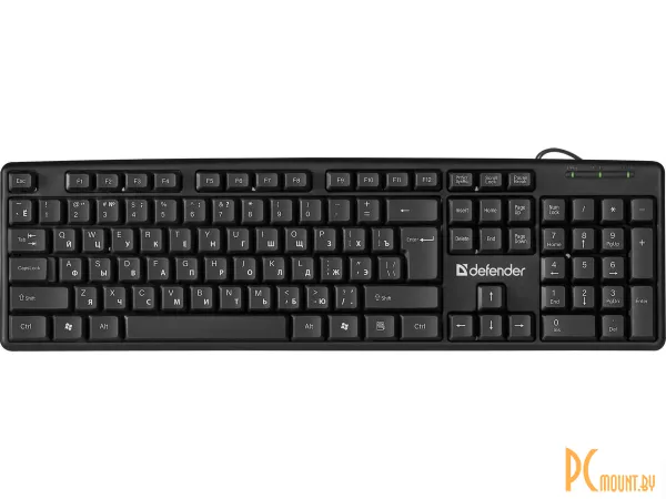 Клавиатура Defender Element HB-520 PS/2, Черный