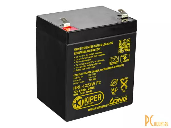 Источник бесперебойного питания UPS Аккумулятор Kiper HRL-1223W F2 12V/5,8Ah